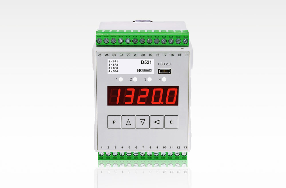 D521.02 / D521.04 / D521.10 / D521.12 / D521.14 Tachometer, Speed Monitor.